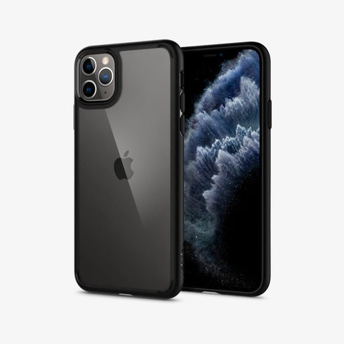 075CS27135 - iPhone 11 Pro Max Case Ultra Hybrid in crystal clear showing the back